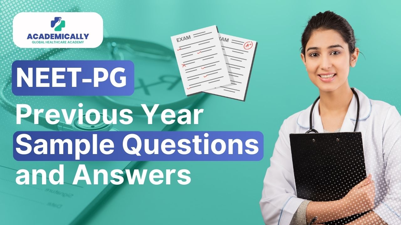 NEET PG Previous Year Sample Questions