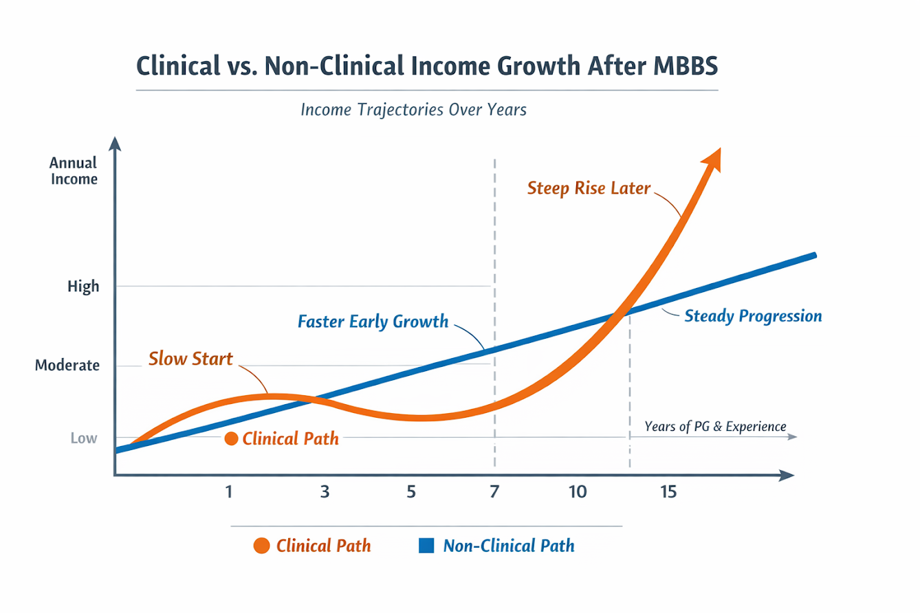 Clinical vs Non-Clinical Income