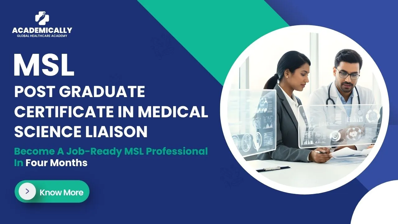 msl post graduate certificate in medical science liaison
