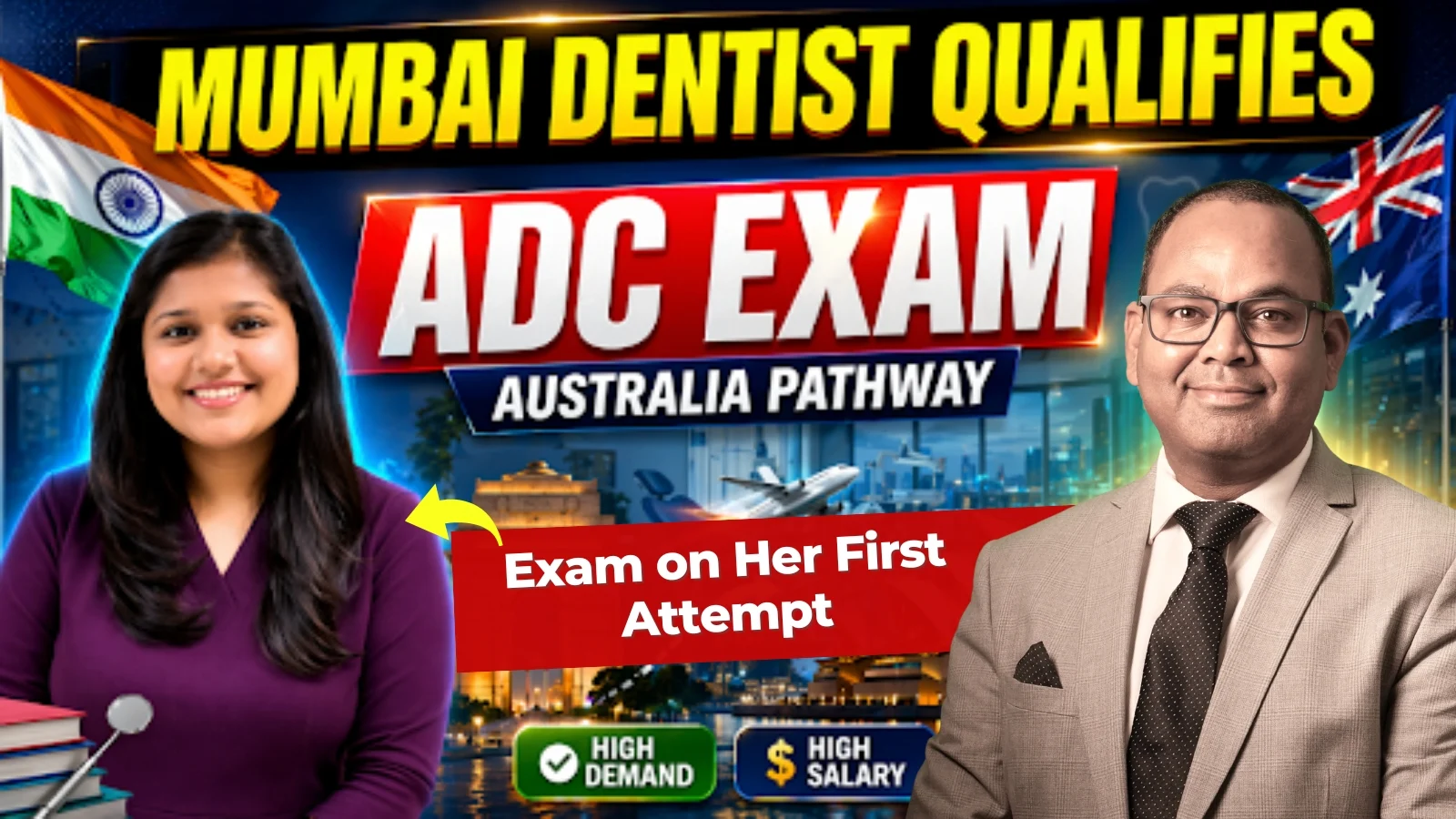 Mumbai Dentist Cleared the Australian Dental Council (ADC) Exam