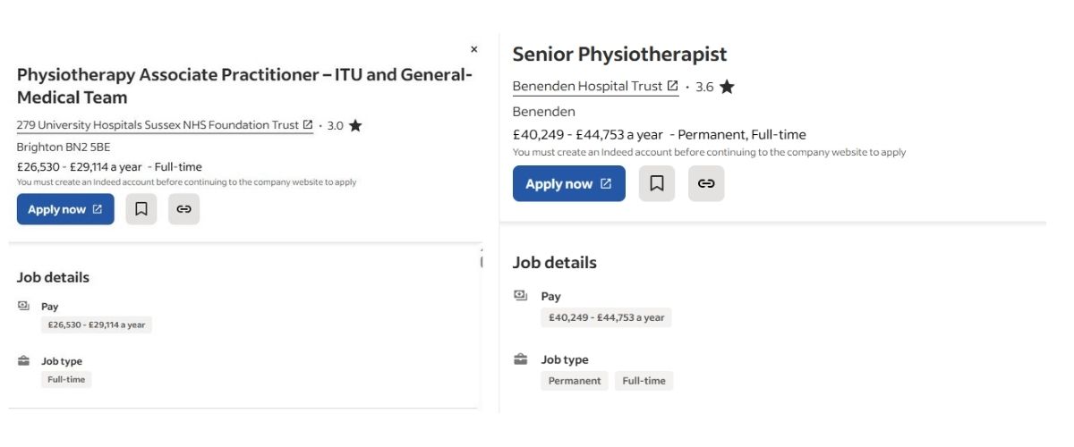 Does Geography Make a Difference in Physiotherapists’ Salary?