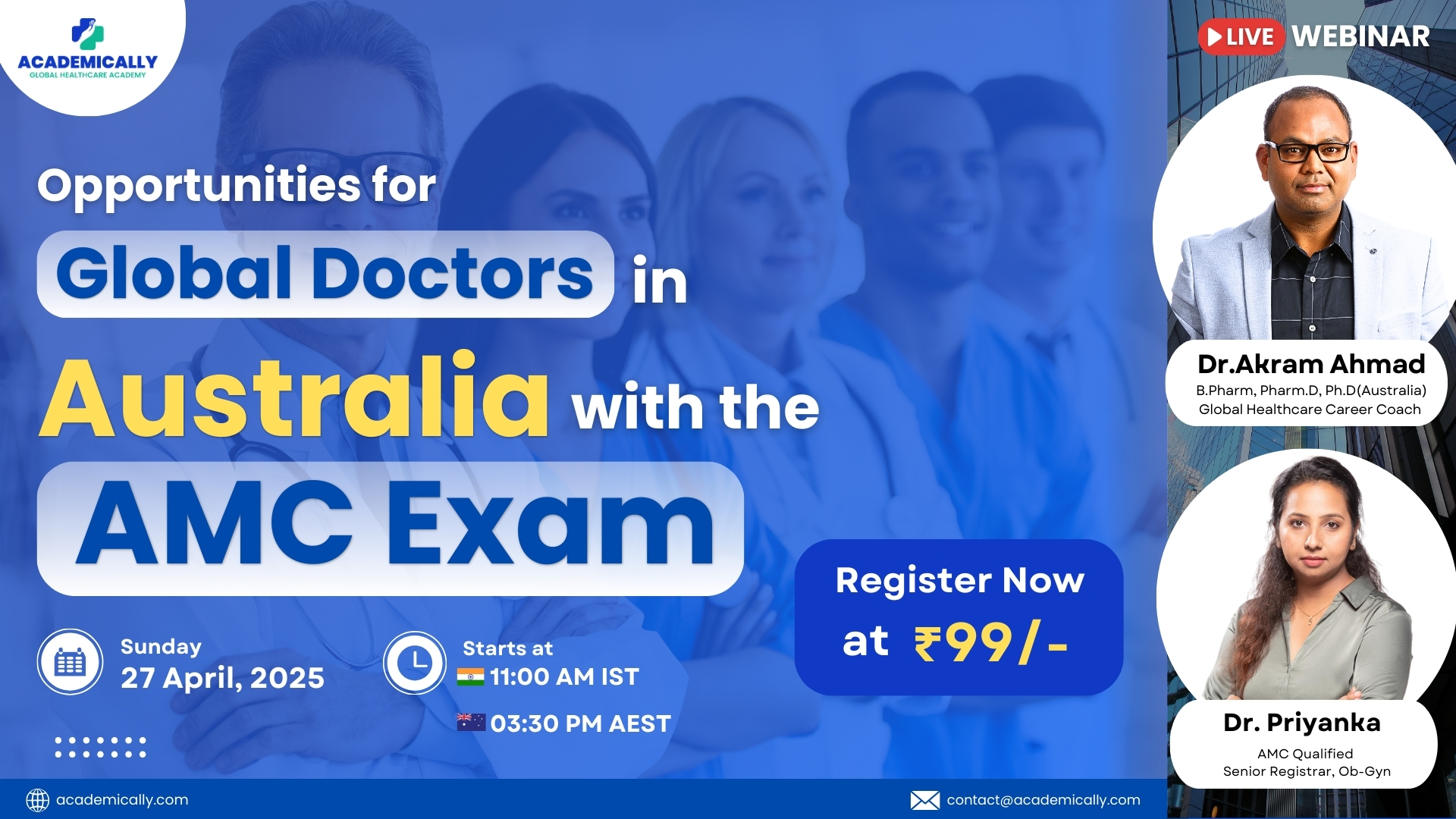 AMC Masterclass for Doctors